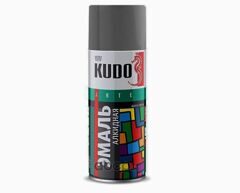 Эмаль KUDO-KU-1016 универсальная темно-серая, 520мл